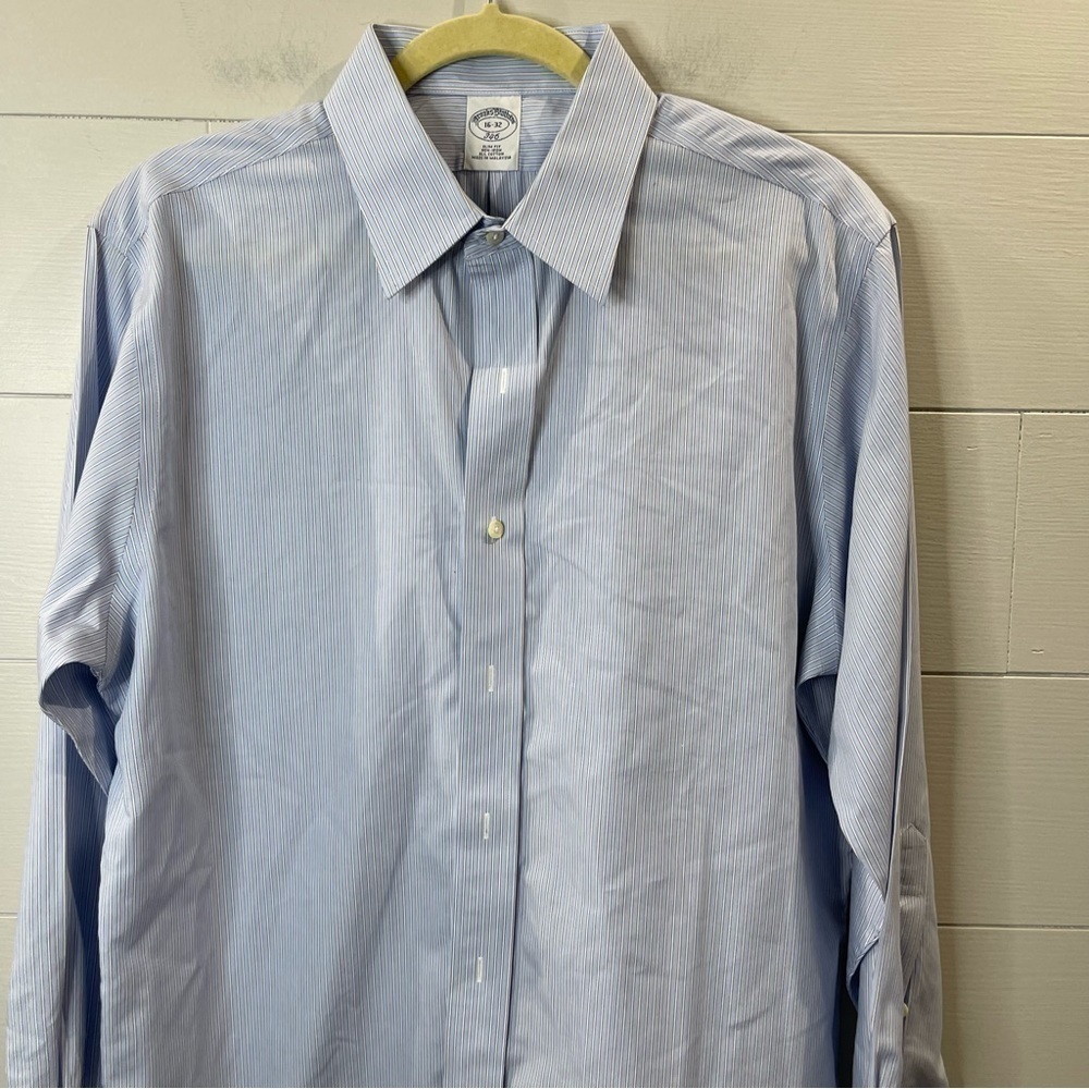 Brooks Brothers | Men’s Striped Button Down Shirt - Picture 2 of 6